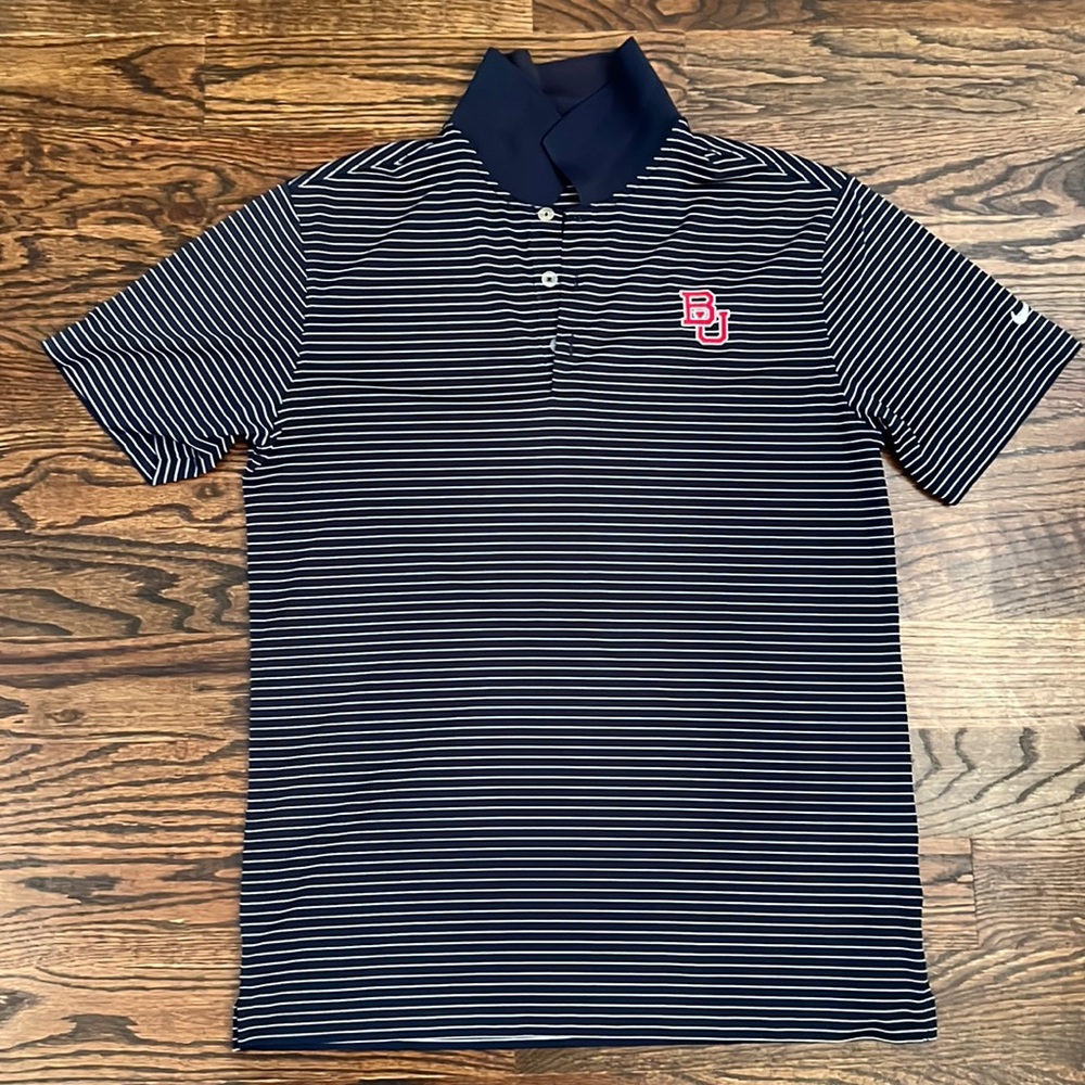 Belmont University Nike dry fit Golf Polo.
